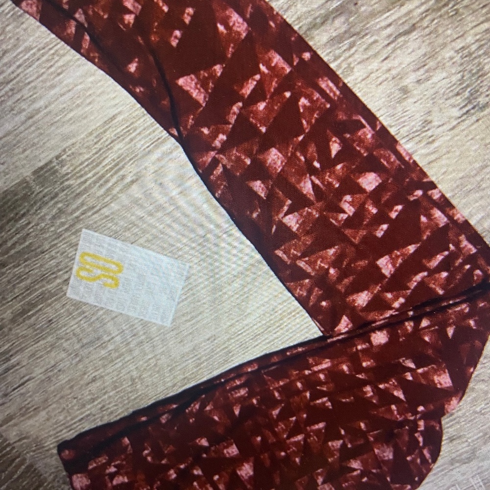 Lularoe os leggings new with tag magenta triangles